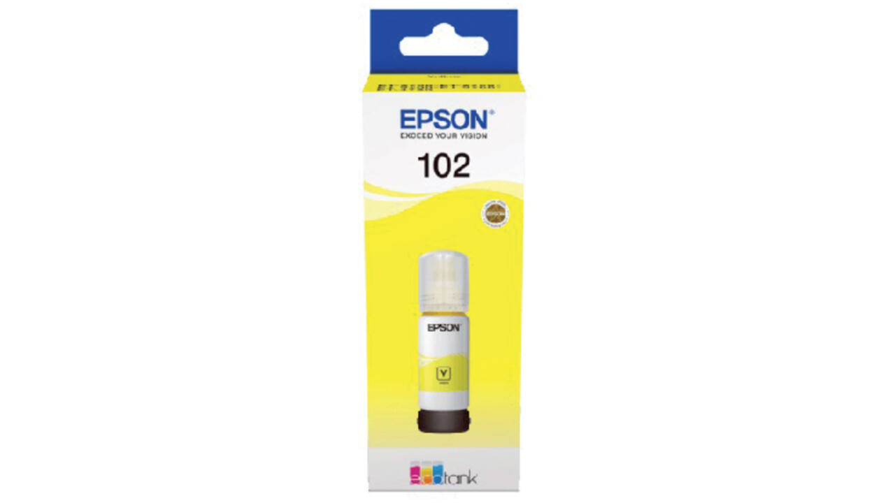 Navulinkt Epson 102 T03R4 geel