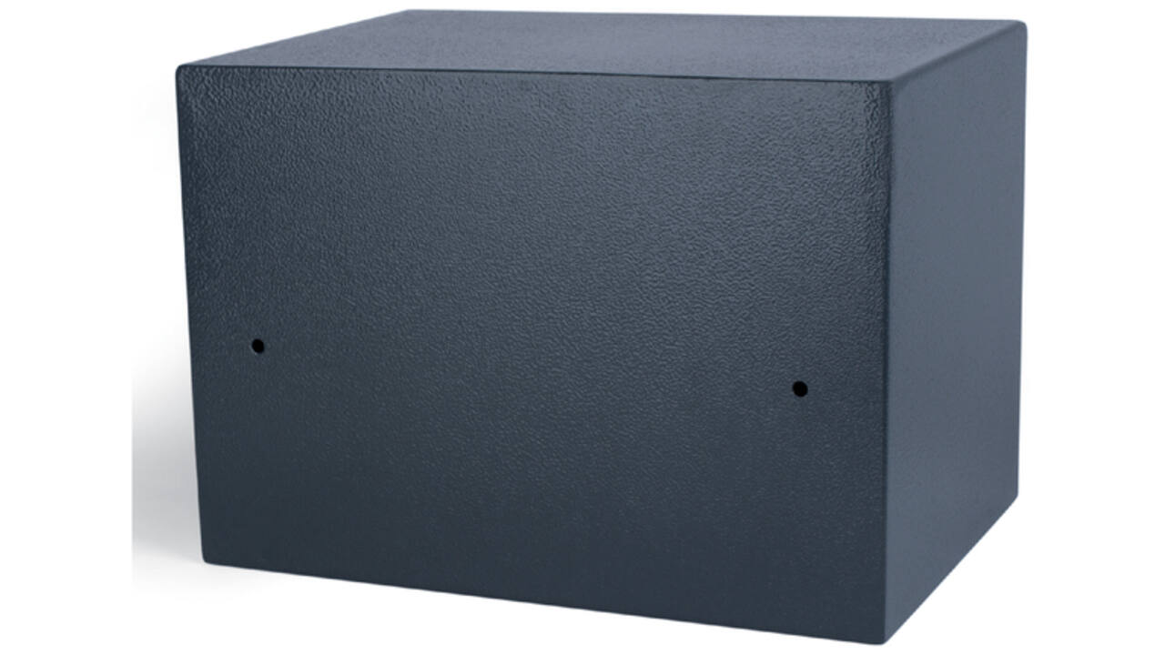 Kluis Pavo met stersleutel 350x250x250mm donkergrijs