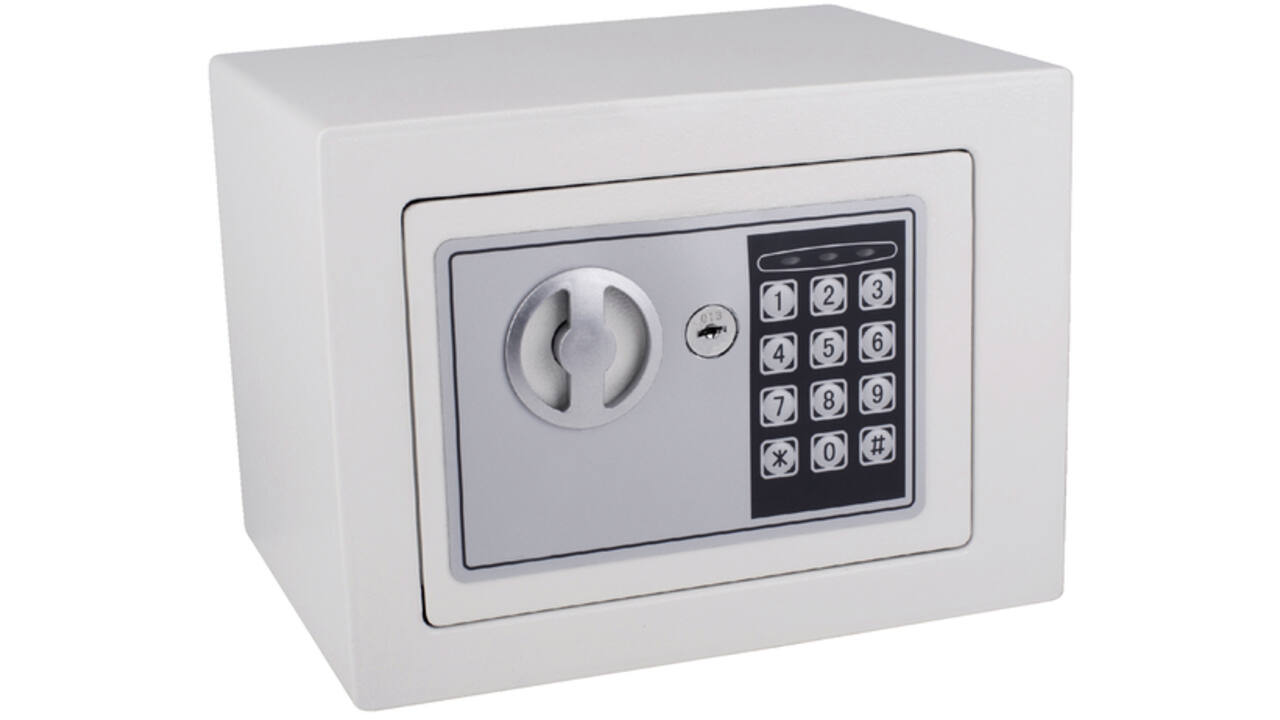 Kluis Pavo mini elektronisch 230x170x170mm wit