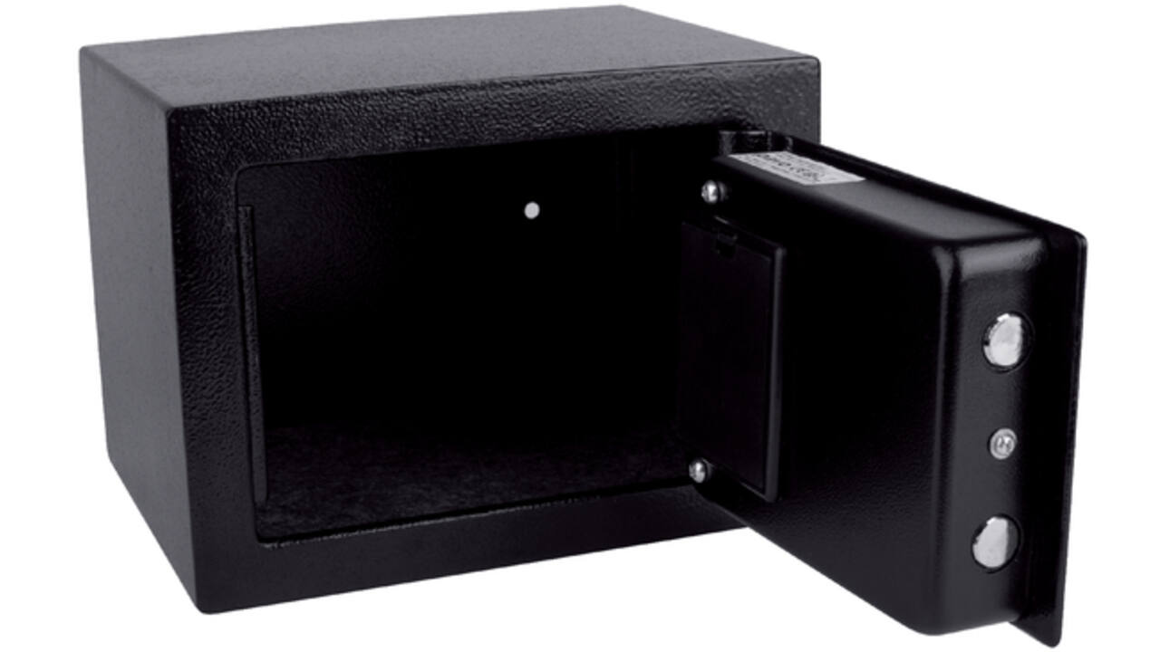 Kluis Pavo mini elektronisch 230x170x170mm zwart