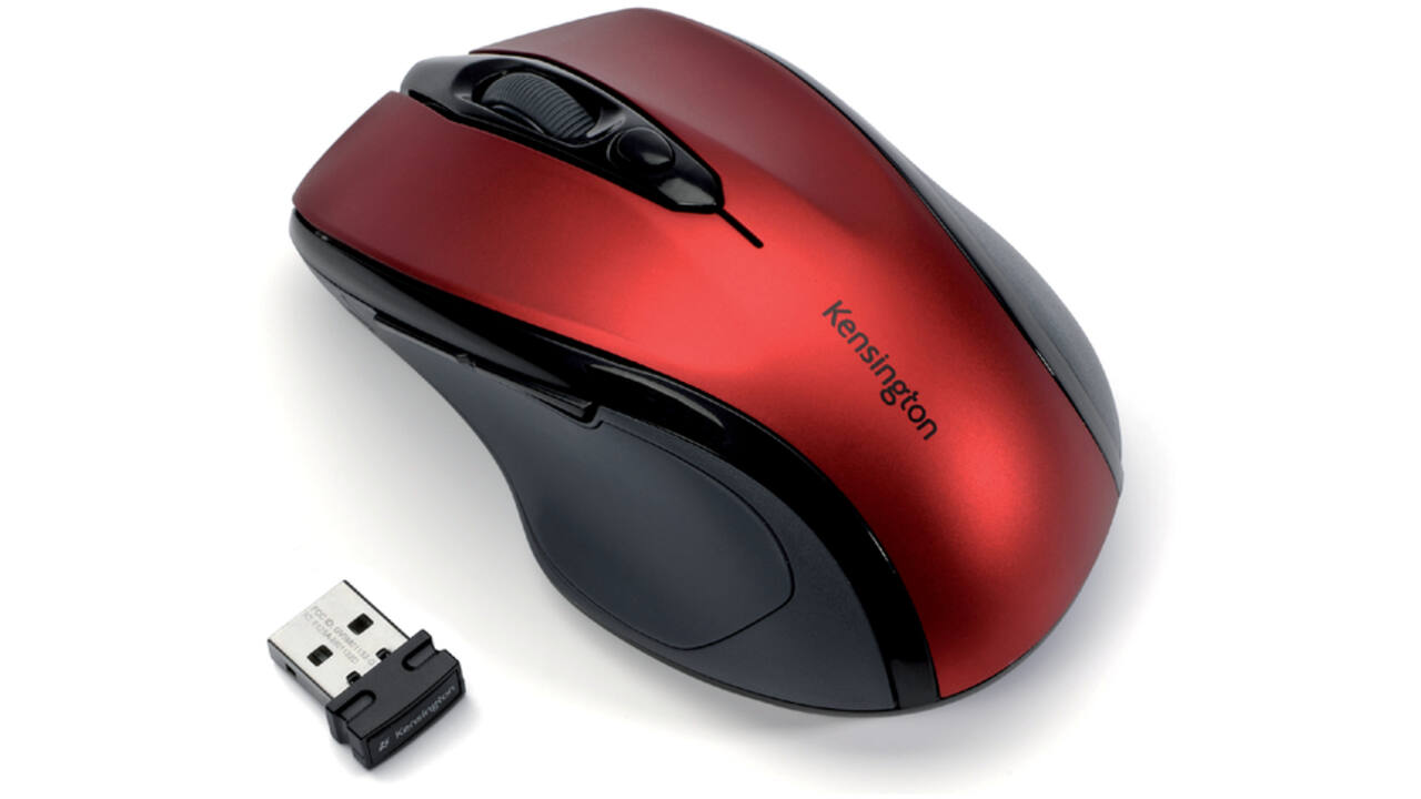 Muis Kensington Pro Fit draadloos rood