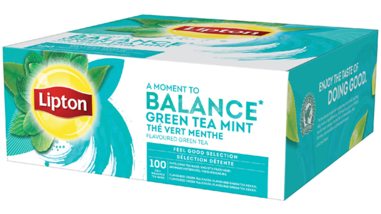Thee Lipton Balance green tea mint 100x1.5gr
