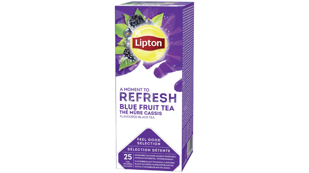 Thee Lipton Refresh blue fruit tea 25x1.5gr