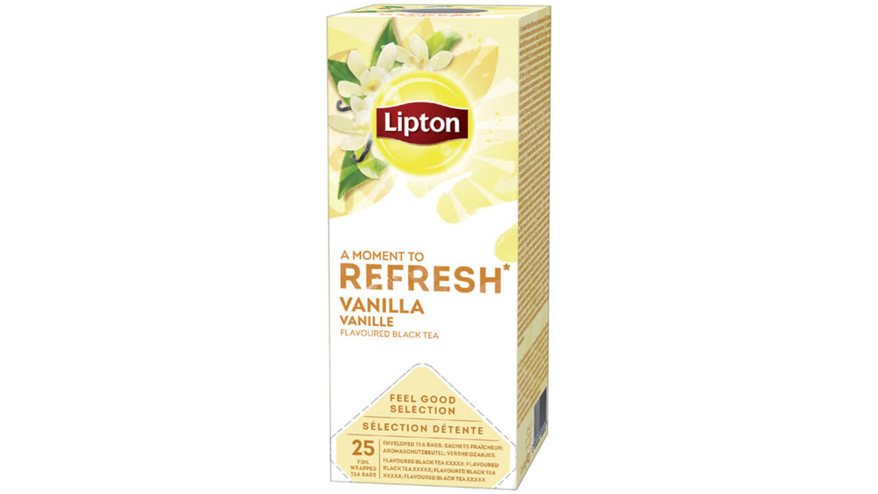 Thee Lipton Refresh vanille 25x1.5gr