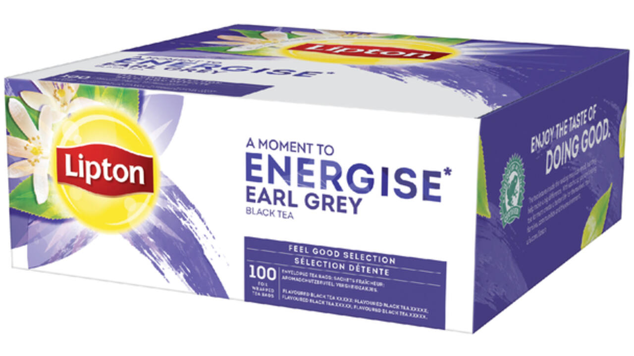 Thee Lipton Energise earl grey 100x1.5gr