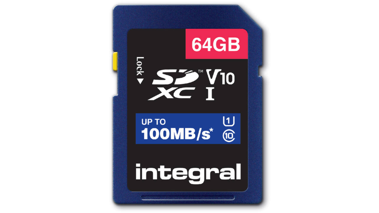 Geheugenkaart Integral SDXC V10 64GB