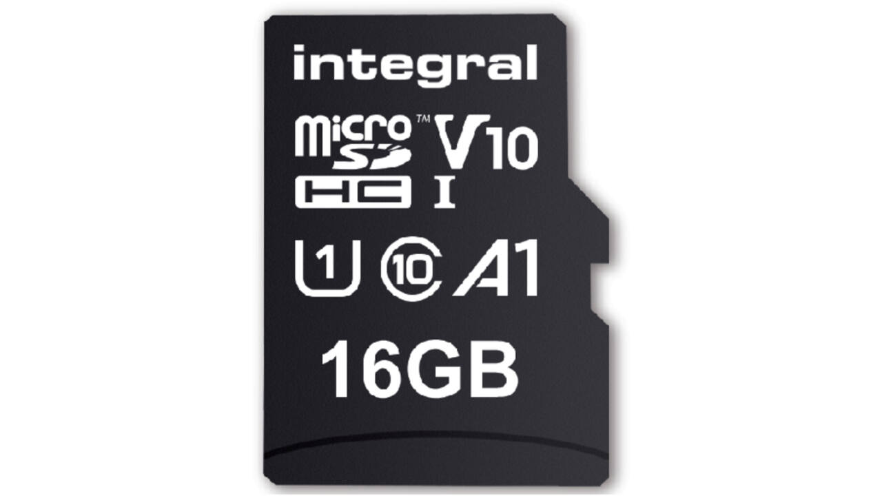 Geheugenkaart Integral microSDHC V10 16GB