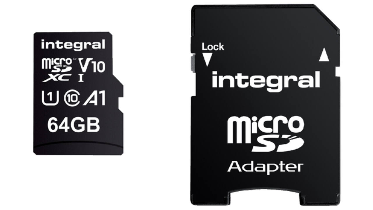 Geheugenkaart Integral microSDXC V10 64GB