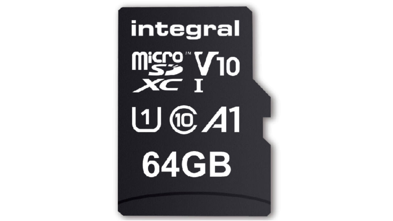 Geheugenkaart Integral microSDXC V10 64GB