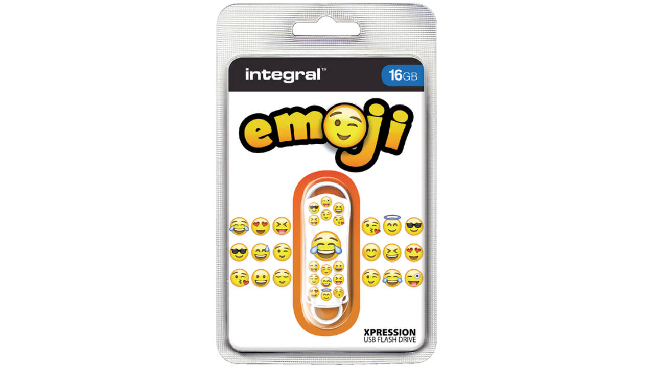 USB-Stick 2.0 Integral Xpression 16GB Emoji