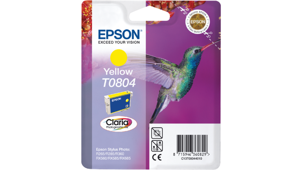 Inktcartridge Epson T0804 geel