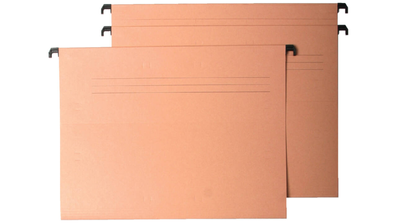 Hangmap Quantore ICN1 A4 V-bodem chamois