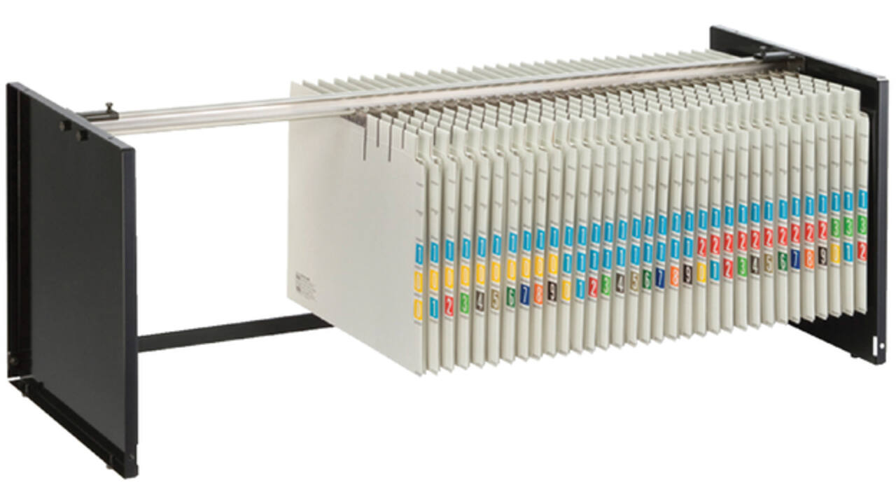 Archief-unit Jalema 1050mm tbv laterale hangmappen zwart
