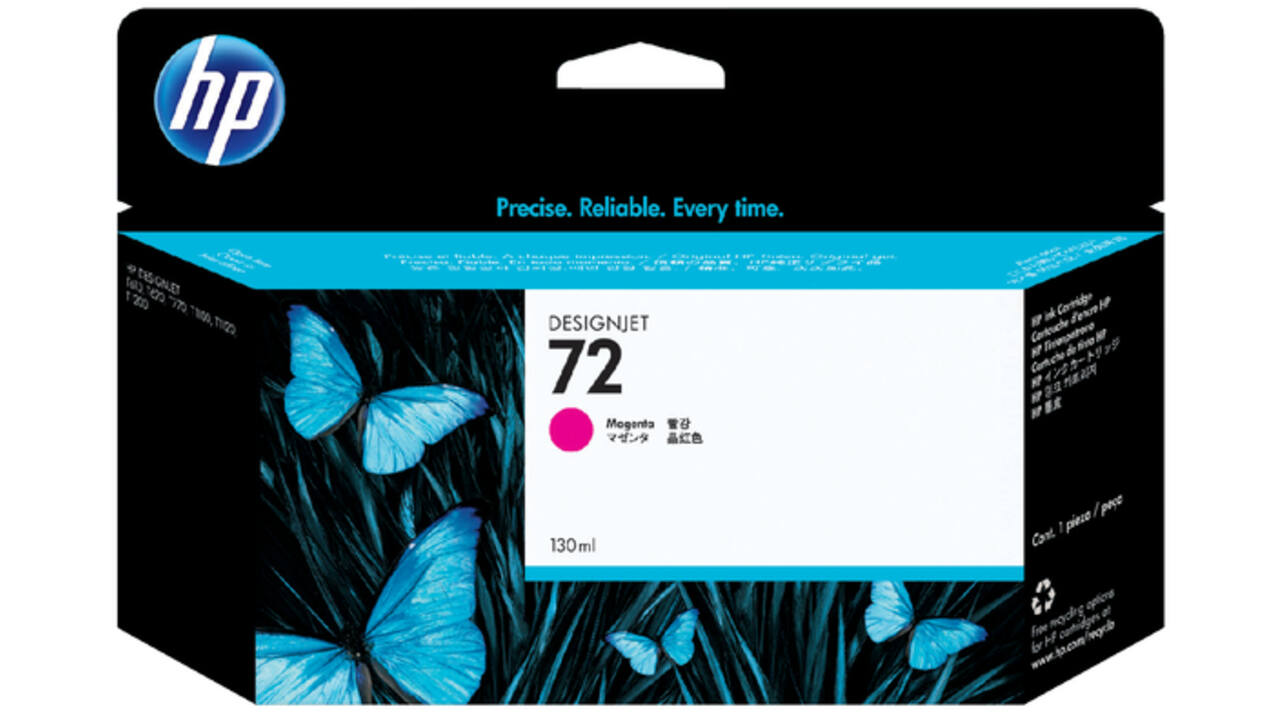 Inktcartridge HP C9372A 72 rood