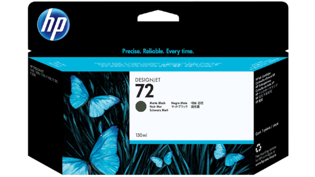 Inktcartridge HP C9403A 72 mat zwart