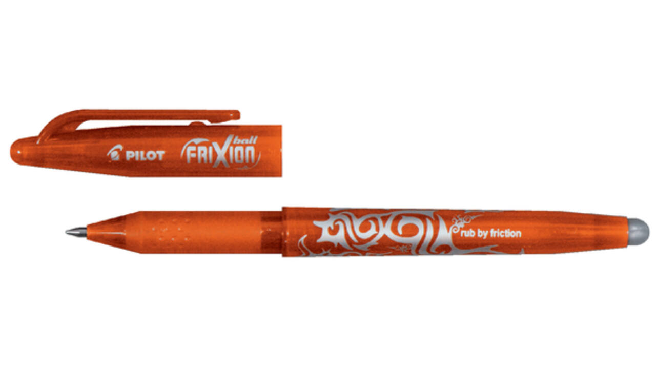 Rollerpen PILOT friXion medium oranje