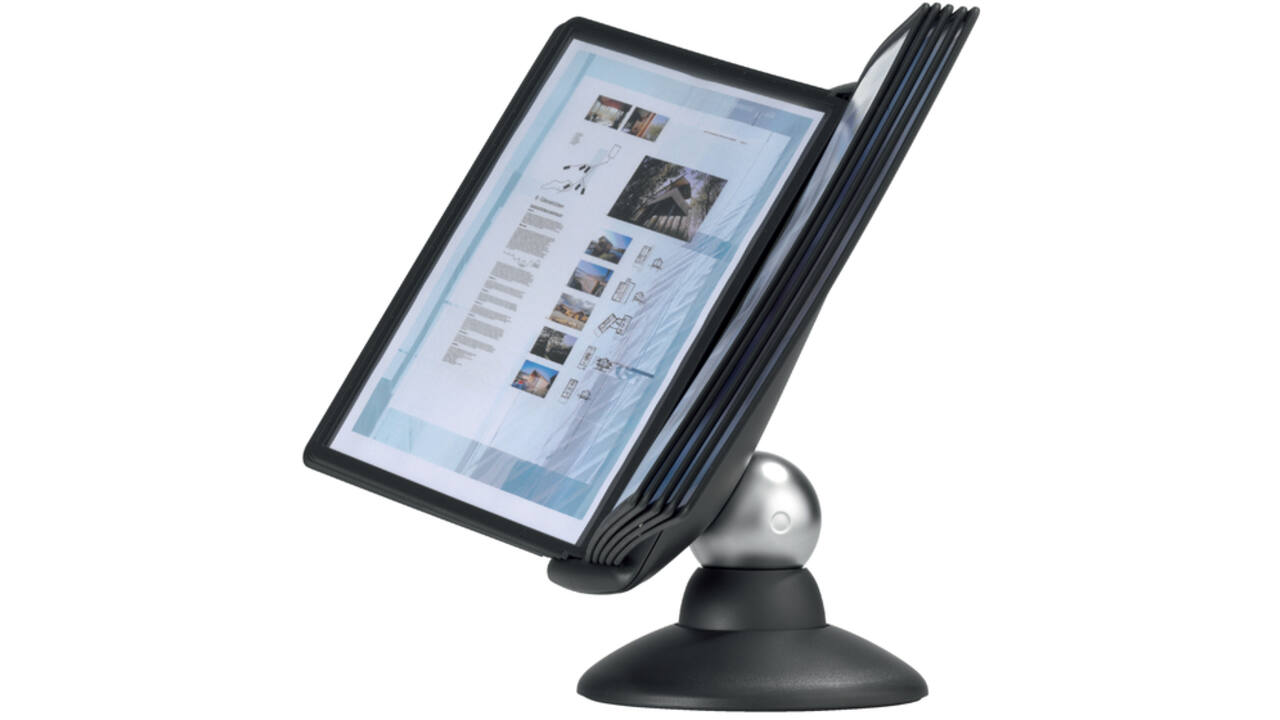 Bureaustandaard Durable 5587 Sherpa Motion 10-tassen zwart