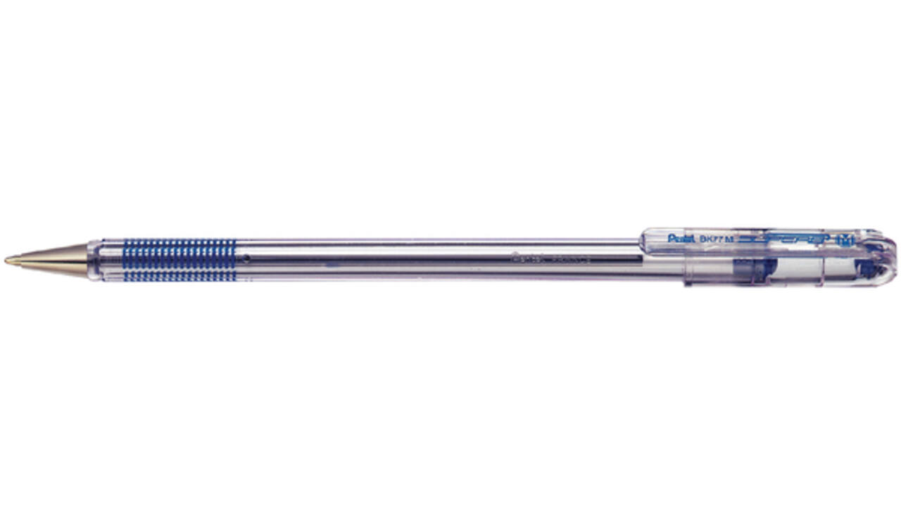 Balpen Pentel BK77 fijn blauw