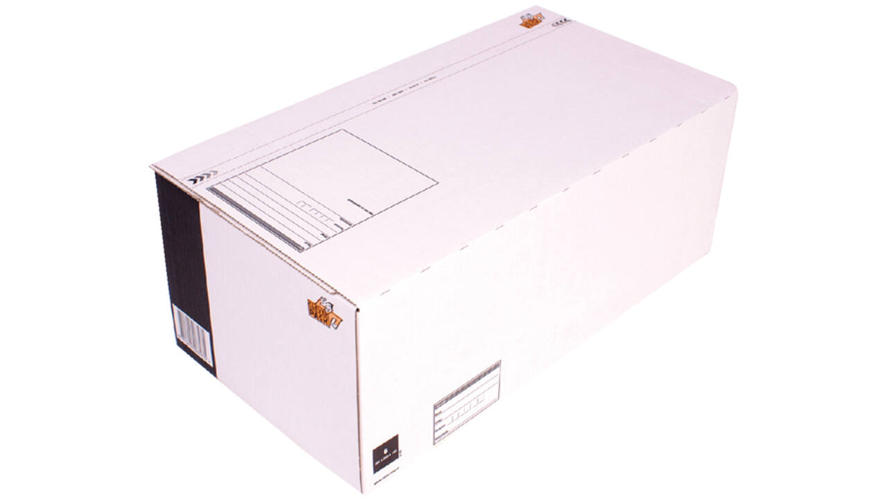 Postpakketbox 6 CleverPack 485x260x185mm wit pak à 25 stuks
