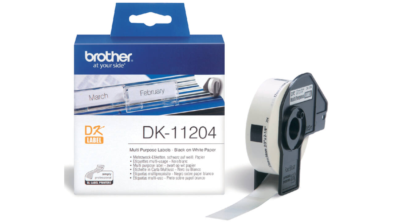 Etiket Brother DK-11204 17x54mm 400stuks