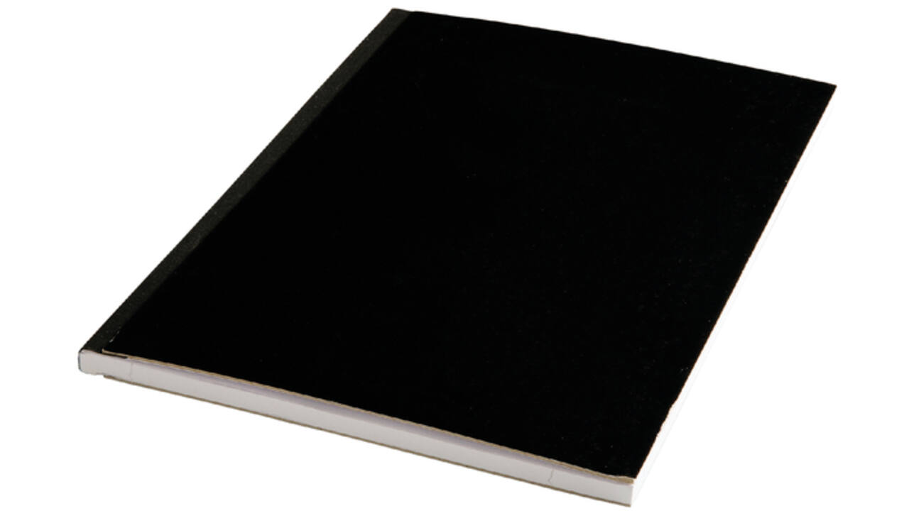 Schrift Qbasic met harde kaft A4 160blz lijn assorti