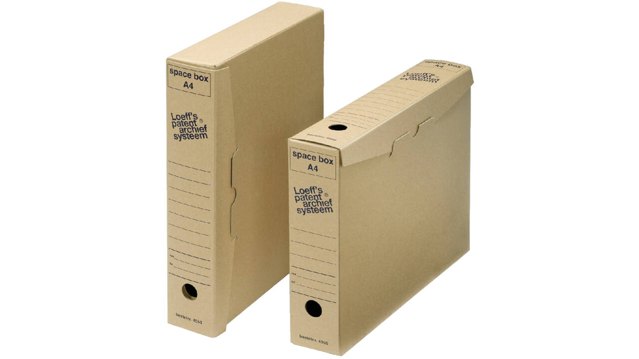 Archiefdoos Loeff's Space Box 4550 A4 320x240x60mm