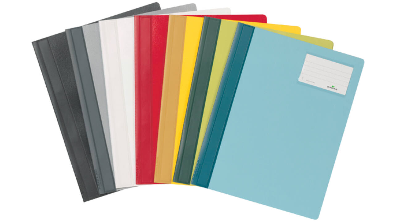 Snelhechter Durable A4 PVC etiketvenster rood