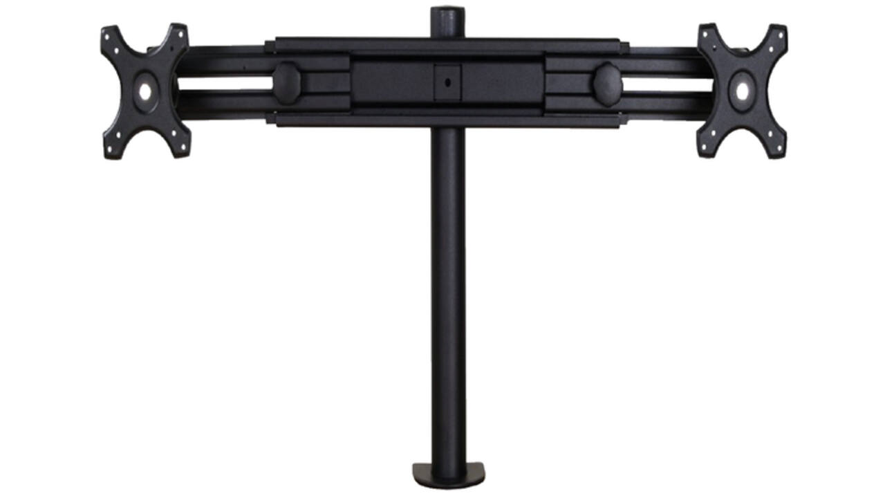 Monitorarm Neomounts D700D 2x19-30" met klem zwart