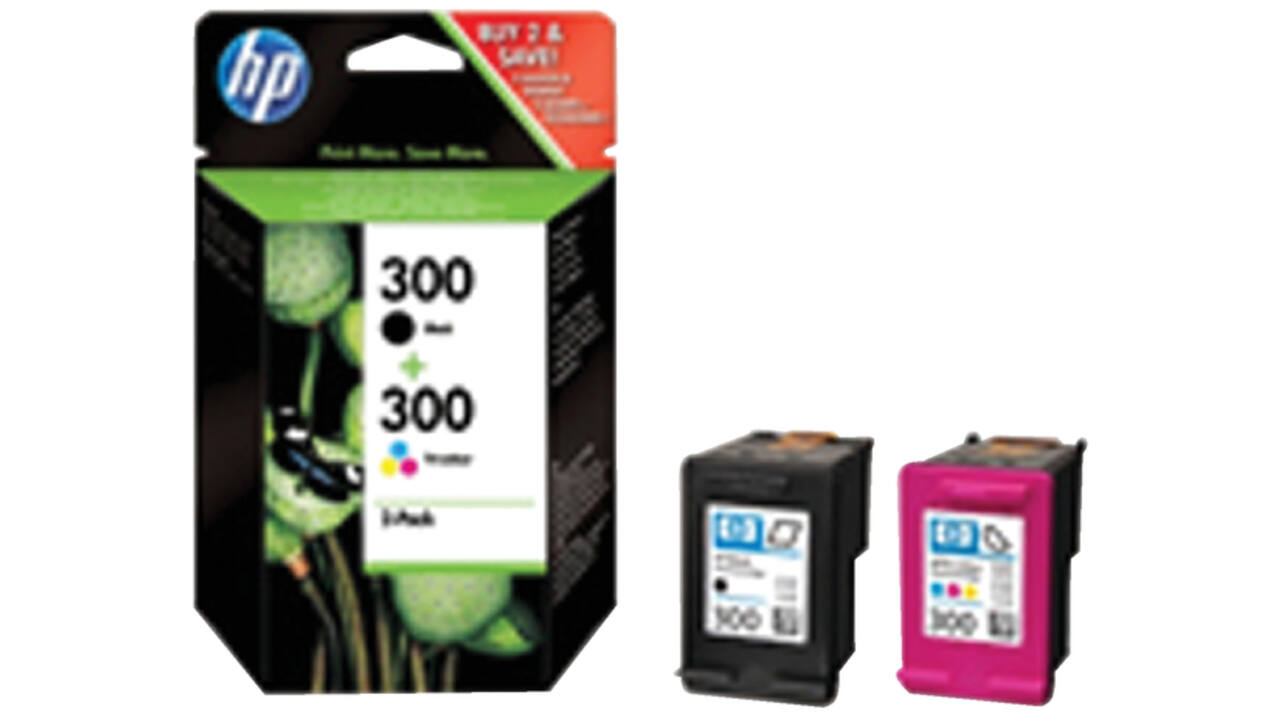 Inktcartridge HP CN637EE 300 zwart + kleur