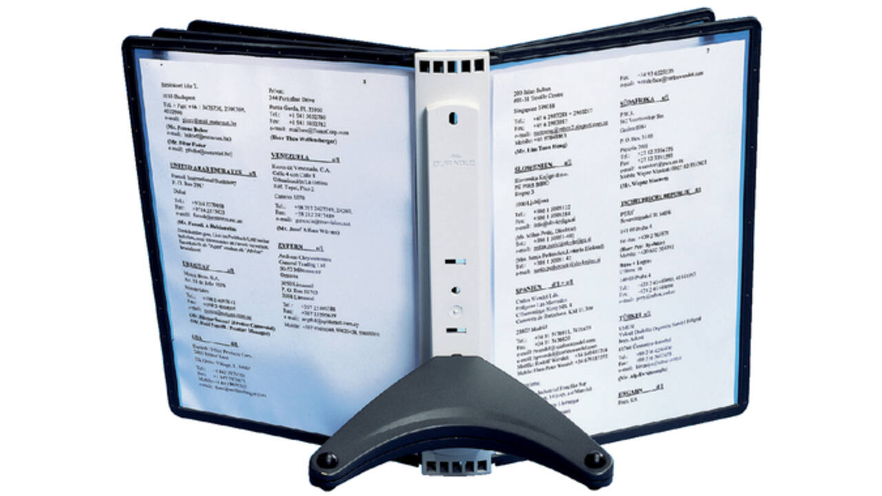 Bureaustandaard Durable 5540 Sherpa Soho met 5-tassen zwart