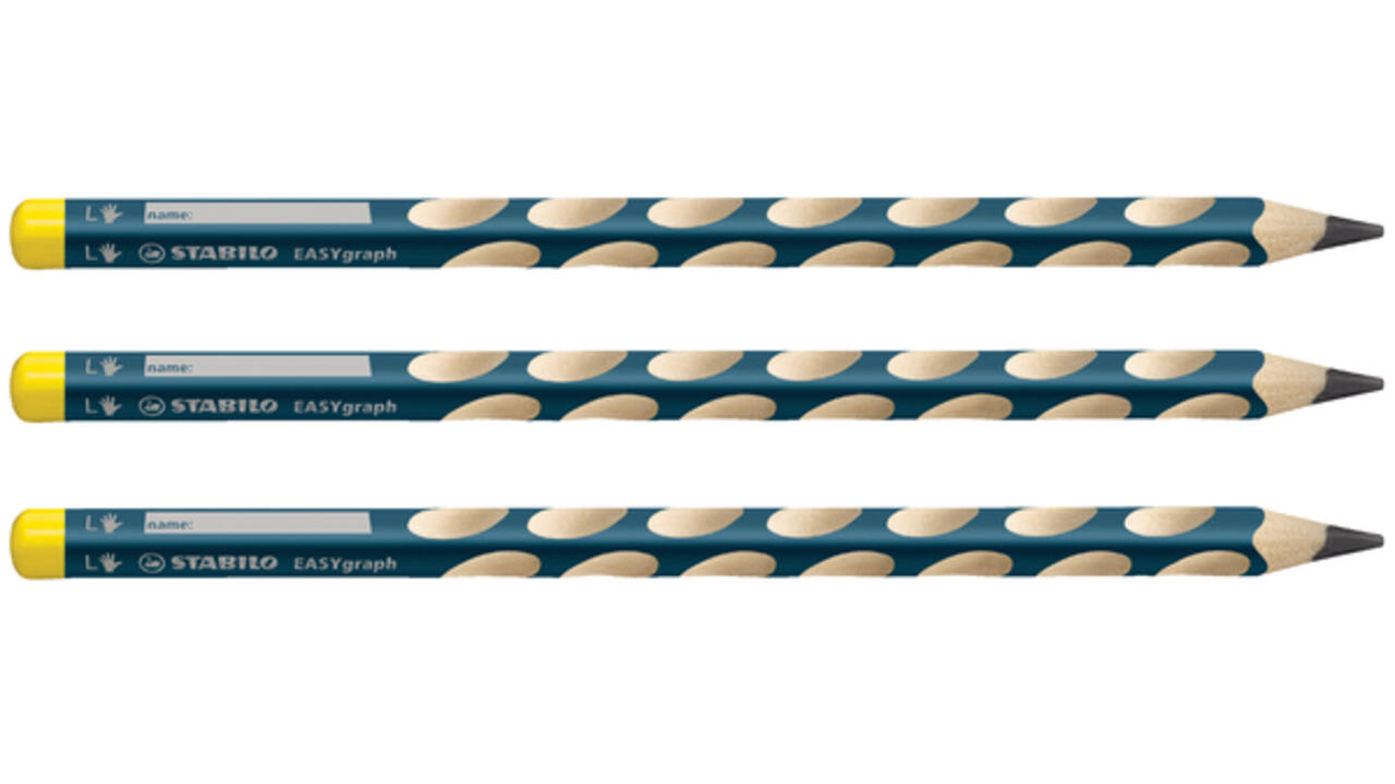 Potlood STABILO Easygraph grafiet 321 HB linkshandig