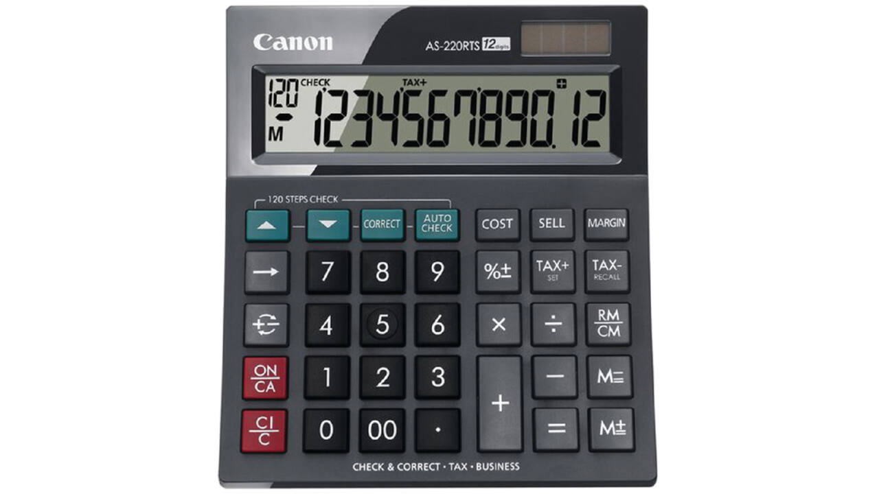 Rekenmachine Canon AS-220RTS
