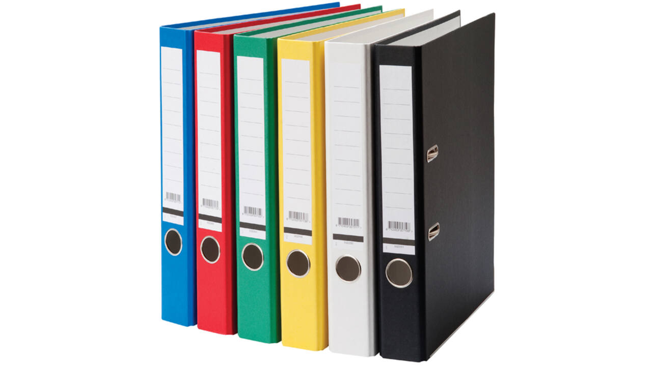 Ordner Qbasic A4 50mm karton zwart