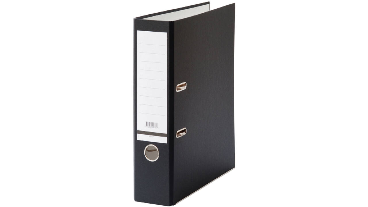 Ordner Qbasic A4 80mm karton zwart