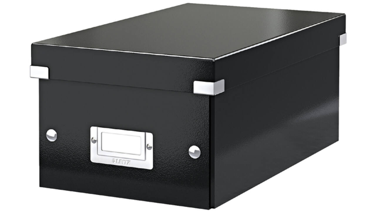 Dvd Box Leitz WOW Click & Store 206x147x352mm zwart