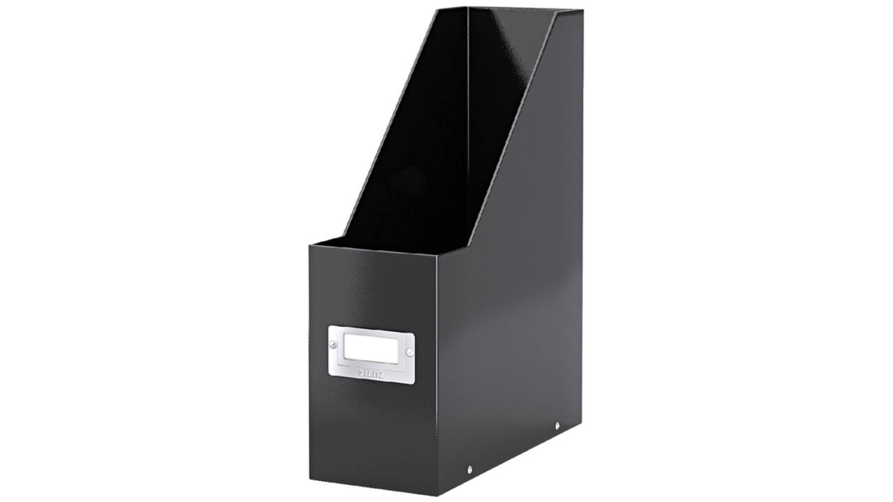 Tijdschriftencassette Leitz WOW Click & Store zwart