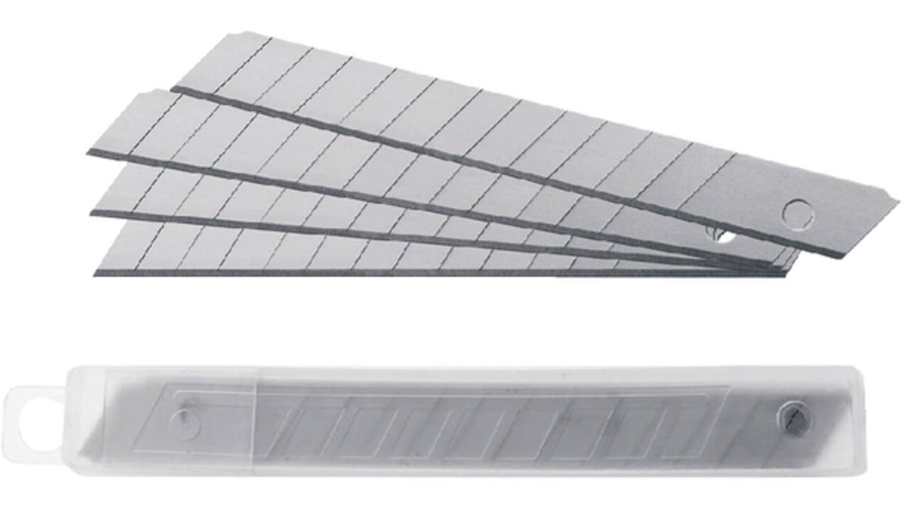 Snijmes Westcott office 9mm met schuifsluiting blauw