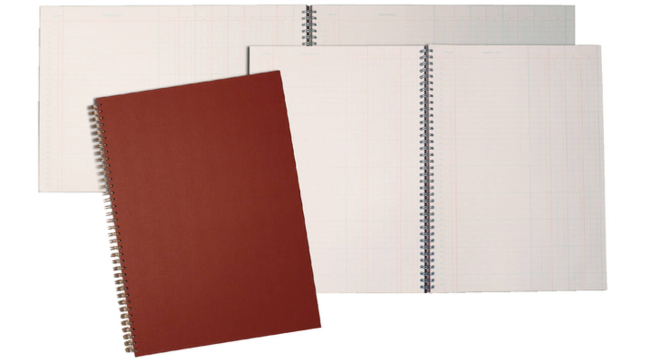 Tabellarisch register Djois Atlanta 294x414mm 2x10kolommen 108blz rood