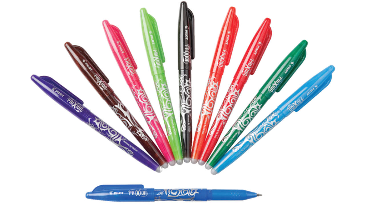 Rollerpen PILOT friXion medium zwart
