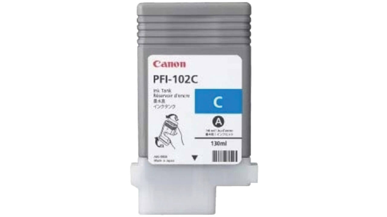 Inktcartridge Canon PFI-102 blauw