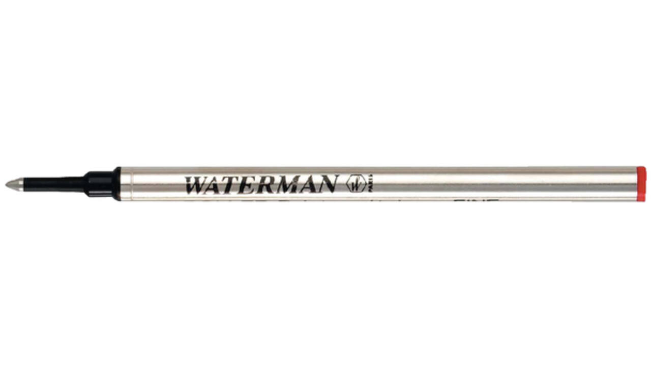 Rollerpenvulling Waterman fijn zwart blister à 1 stuk