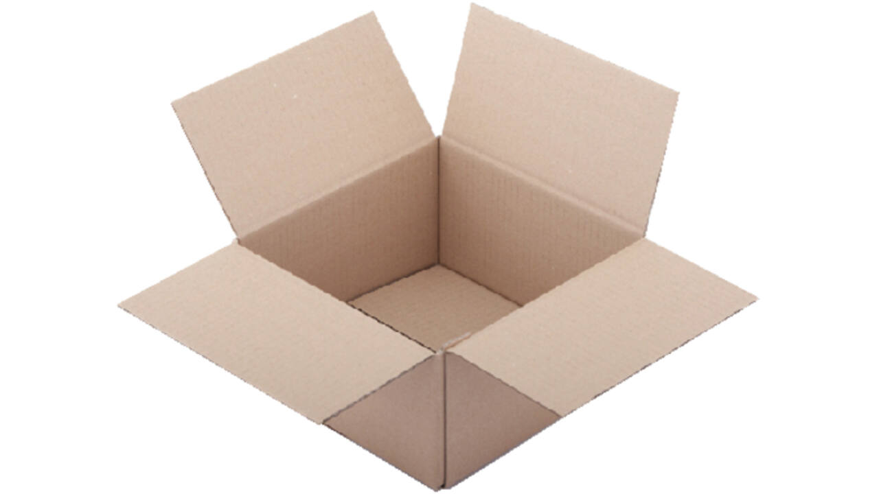 Verzenddoos CleverPack enkelgolf 200x150x100mm bruin pak à 25 stuks