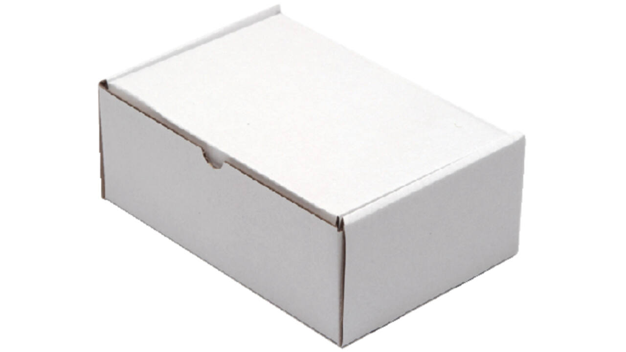 Postpakket CleverPack golfkarton 220x160x90mm wit pak à 25 stuks