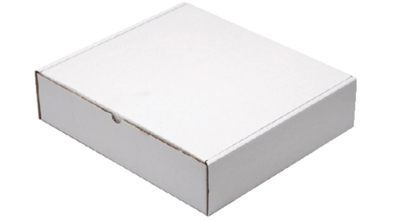 Postpakket CleverPack golfkarton 330x300x80mm wit pak à 25 stuks