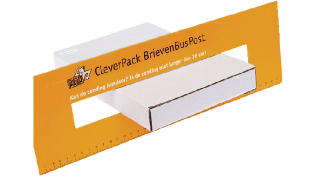 Brievenbusbox CleverPack A5 230x160x26mm karton wit pak à 5 stuks