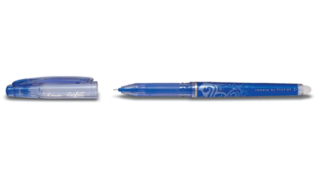 Rollerpen PILOT friXion Hi-Tecpoint fijn blauw