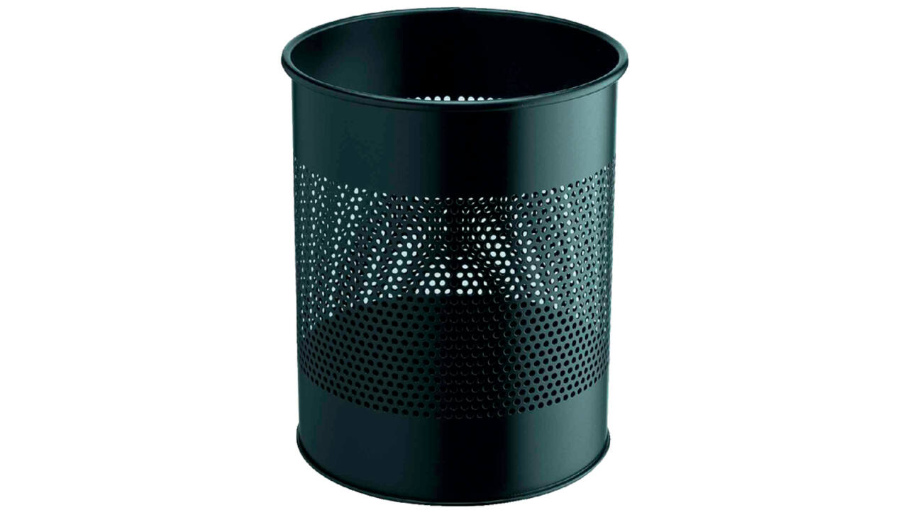 Papierbak Durable 3310-01 15liter 165mm perforatie zwart