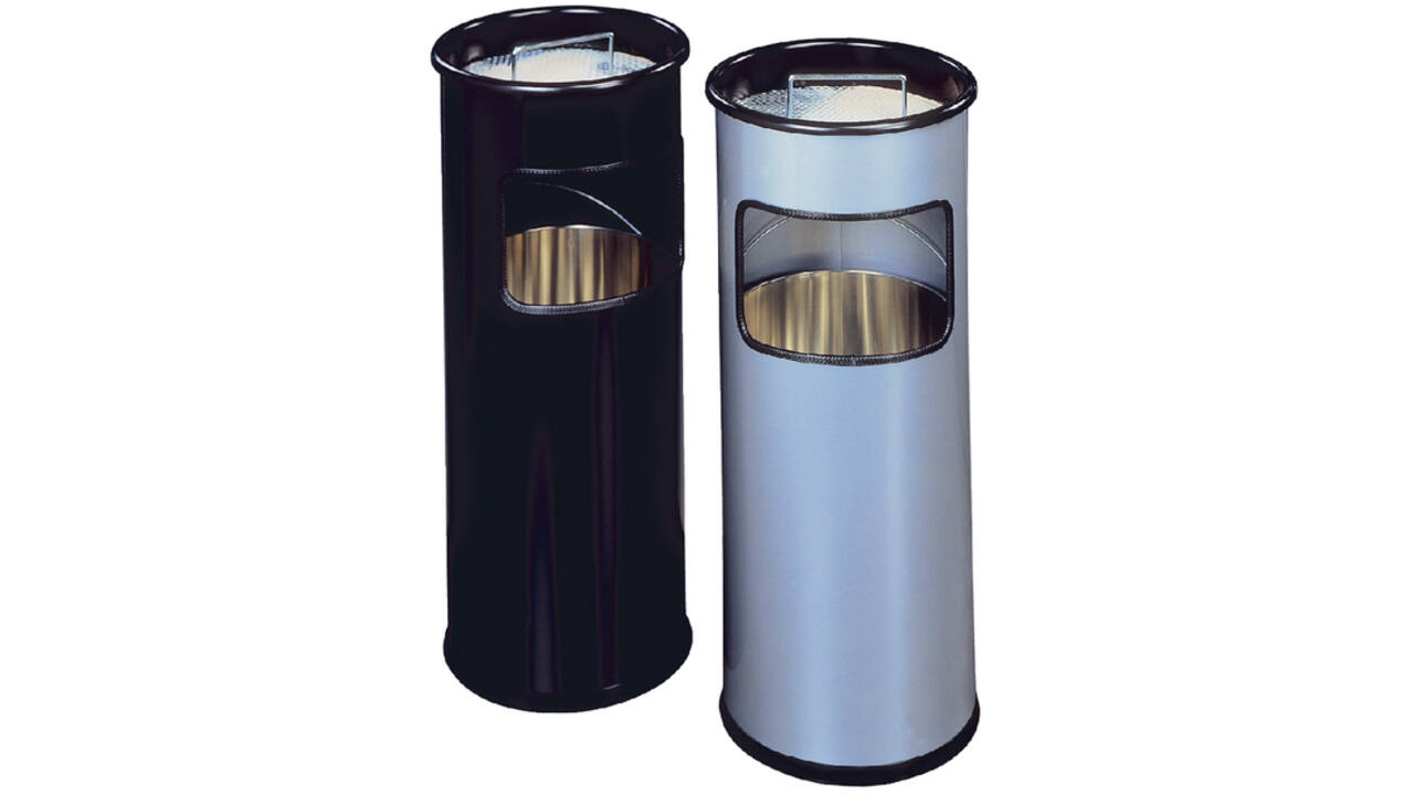 As-papierbak Durable 3330-01 rond zwart