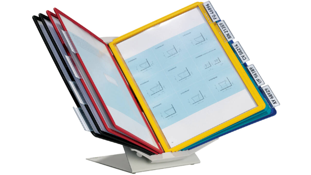 Bureaustandaard Durable 5579 Vario Pro met 10-tassen grijs