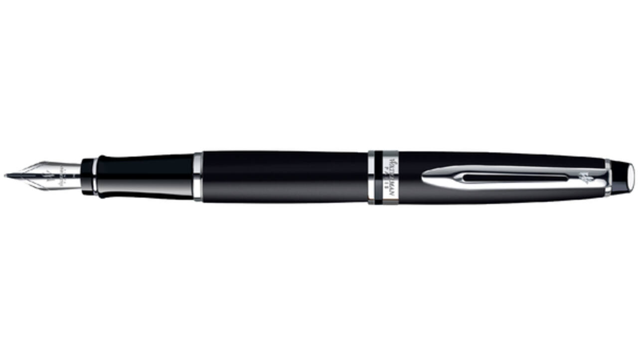 Vulpen Waterman Expert black lacquer CT medium